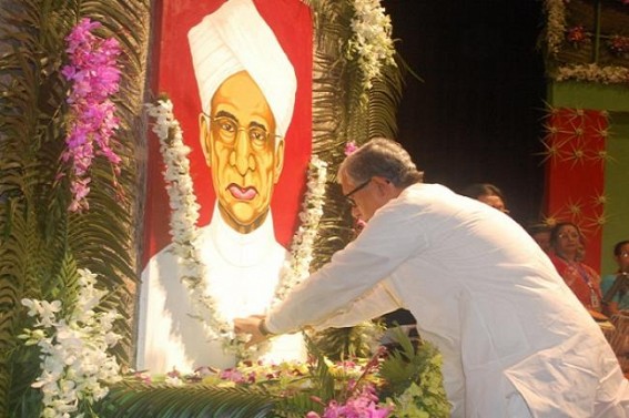 CM pays tribute to Sarvepalli Radhakrishnan on the occasion of 53rd Teachers' Day CM pays tribute to Sarvepalli Radhakrishnan on the occasion of 53rd Teachers' Day
